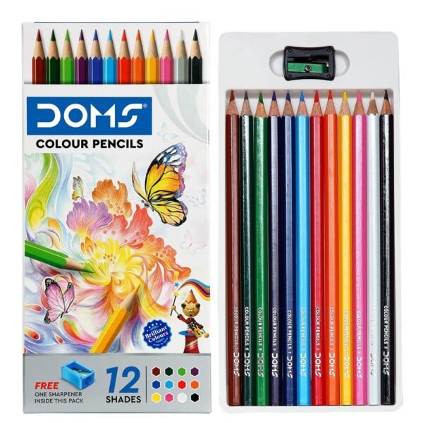 DOMS ZOOM FSC - 12COLOR PENCIL